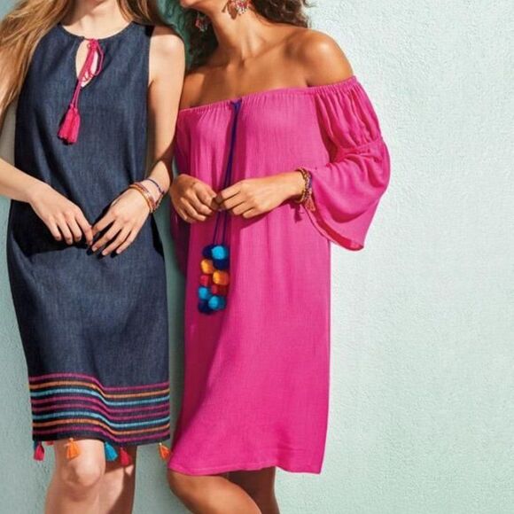 Mark Shake Your Pom Pom Dress "PINK" ~ Size 2X (22W - 24W) NEW!!! - Picture 2 of 6